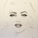 Marilyn Monroe 150 x 150 cm  SOLD